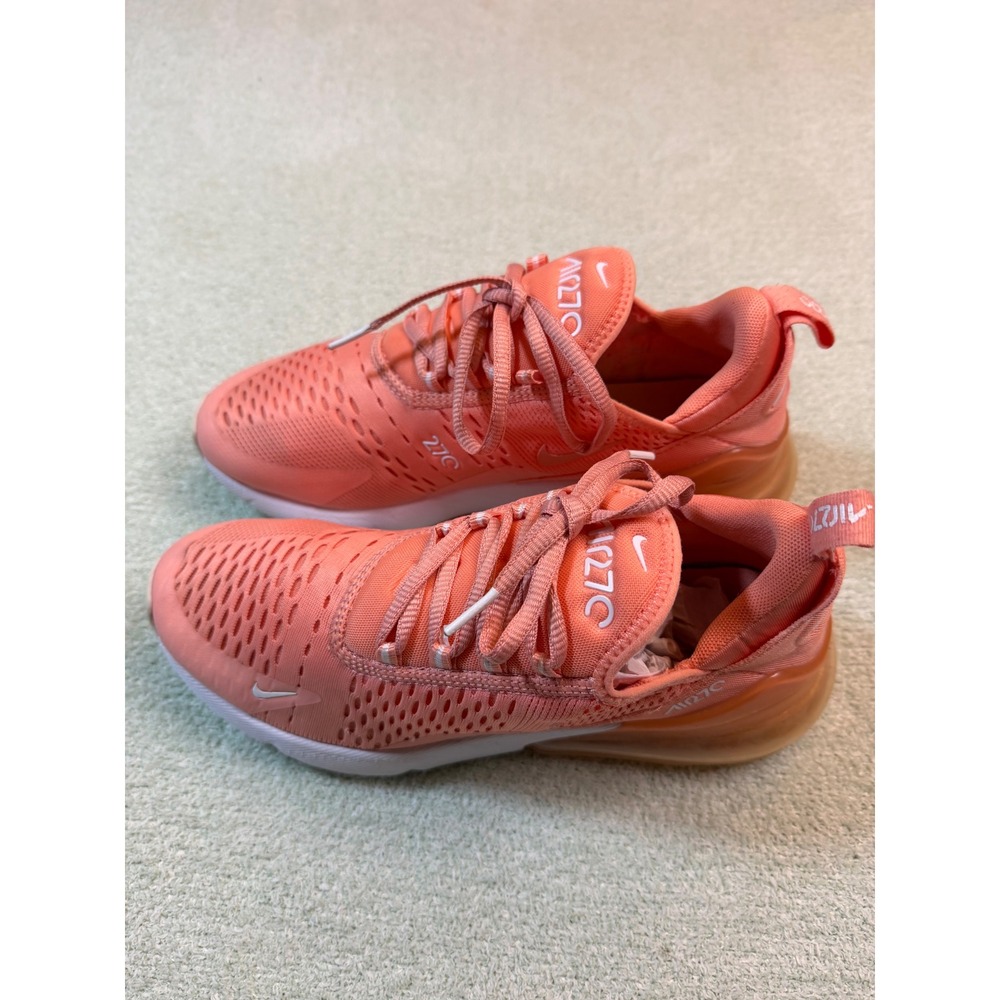 Nike Air Max 270 Coral Pink Womens Running Shoes DJ2746-600 Size 8.5